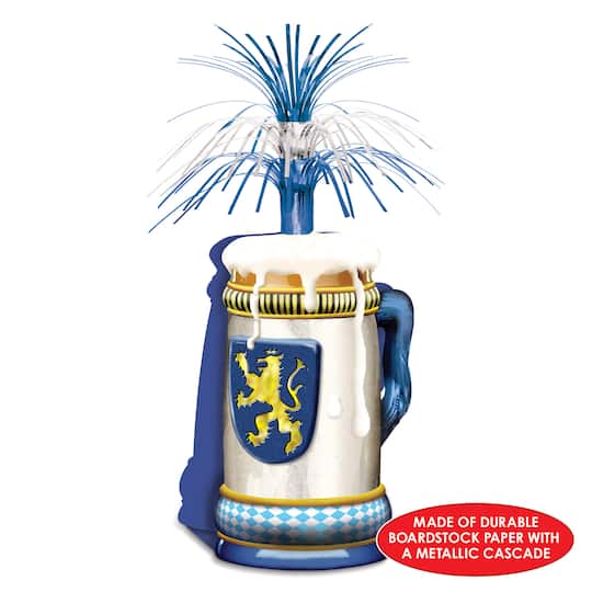 Beistle 15" Oktoberfest Beer Mug Centerpieces, 2ct.